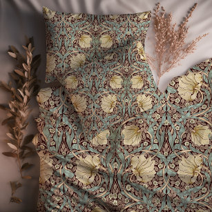 Pimpernel Muted Mint & Pale Straw William Morris Duvet Cover