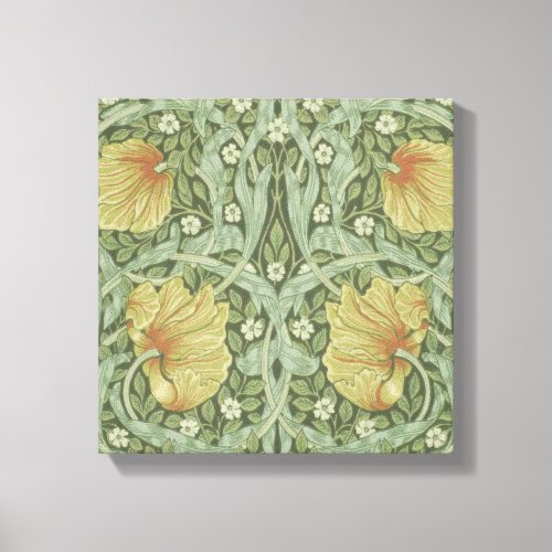 Pimpernel Pattern by William Morris Canvas Print