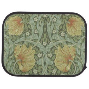 Pimpernel Pattern (by William Morris) Car Floor Mat