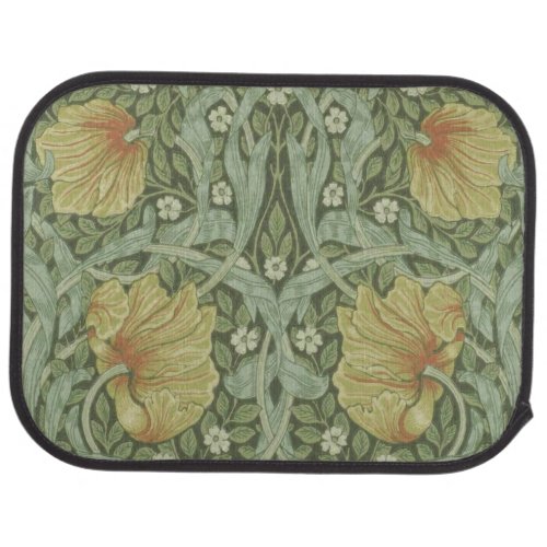 Pimpernel Pattern by William Morris Car Floor Mat