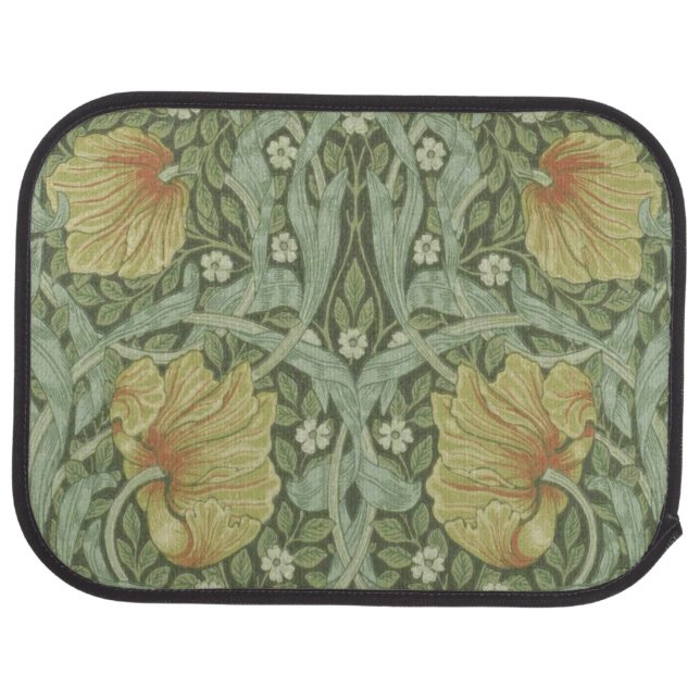 Pimpernel Pattern (by William Morris) Car Floor Mat (Rear)