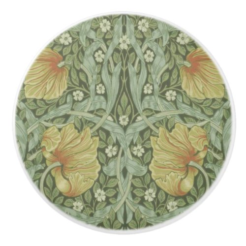 Pimpernel Pattern by William Morris Ceramic Knob