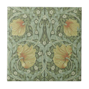 Pimpernel Pattern (by William Morris) Ceramic Tile