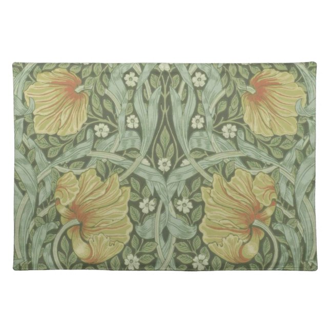 Pimpernel Pattern (by William Morris) Cloth Placemat (Front)