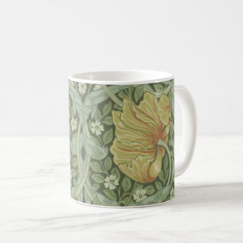 Pimpernel Pattern by William Morris Coffee Mug