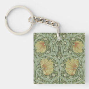 Pimpernel Pattern (by William Morris) Keychain