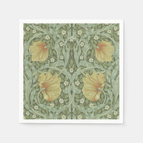 Pimpernel Pattern by William Morris Napkins