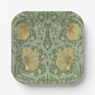 Pimpernel Pattern (by William Morris) Paper Plates