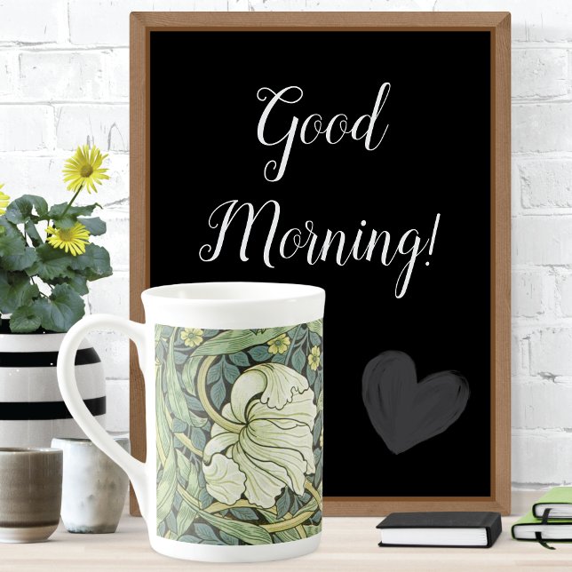 Pimpernel Poppies Pattern Pattern William Morris Bone China Mug (Creator Uploaded)