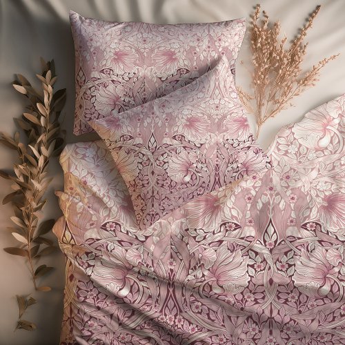 Pimpernel Powder Pink  Dusty Magenta Pattern Duvet Cover