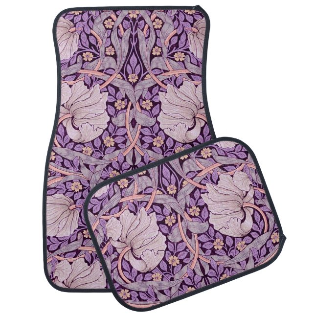 Pimpernel Purple, William Morris Car Floor Mat (Set)