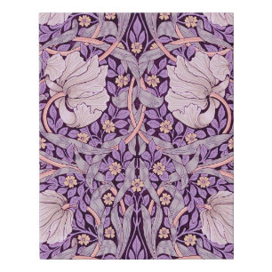 Pimpernel Purple, William Morris Faux Canvas Print