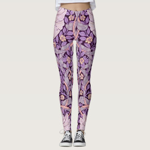 Pimpernel Purple, William Morris Leggings