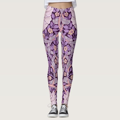 Pimpernel Purple William Morris Leggings