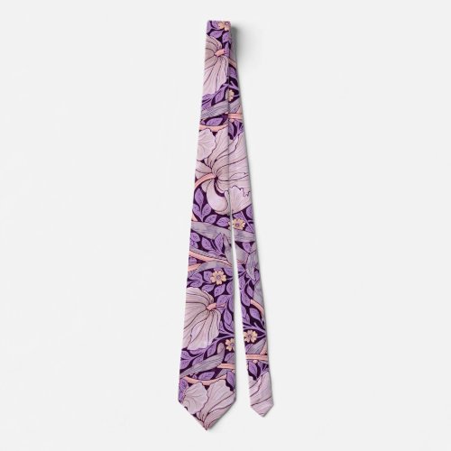 Pimpernel Purple William Morris Neck Tie