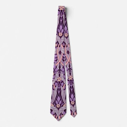 Pimpernel Purple William Morris Neck Tie
