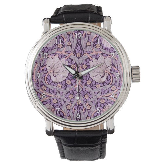 Pimpernel Purple, William Morris Watch (Front)