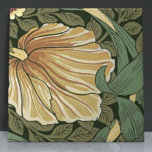 Pimpernel Seamless 10 of 12 Faux Gold & Sage Green Ceramic Tile