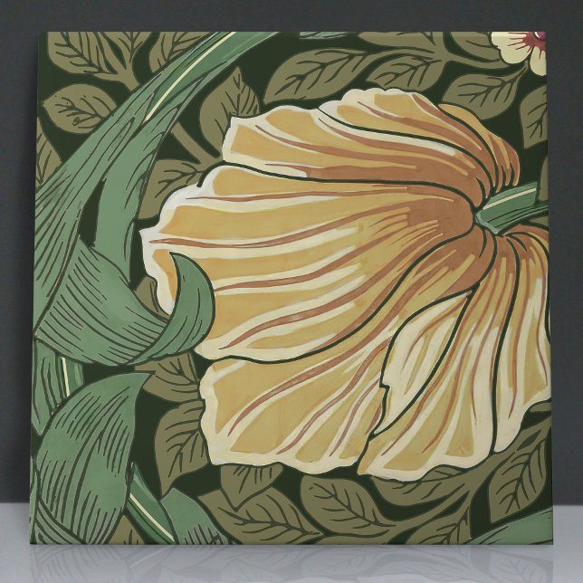 Pimpernel Seamless 11 of 12 Warm Yellow Sage Green Ceramic Tile (Creator Uploaded)