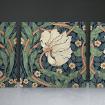 Pimpernel Seamless 1/2 William Morris Arts Crafts Ceramic Tile<br><div class="desc">Embrace the timeless beauty of the Arts and Crafts Movement with this elegant set of two mirrored ceramic tiles, showcasing the famous Pimpernel Pattern by William Morris. Cast in calming shades of dusty blue, warm yellow, and sage green, these tiles reflect the iconic design ethos of simplicity, nature-inspired motifs, and...</div>