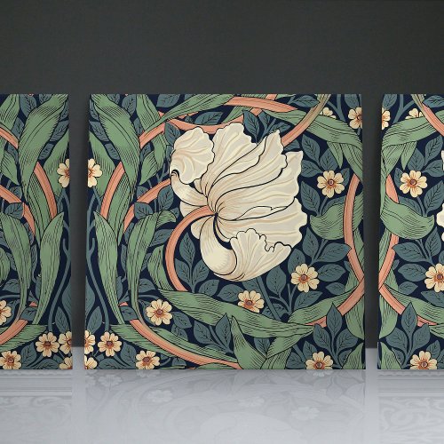 Pimpernel Seamless 12 William Morris Arts Crafts Ceramic Tile