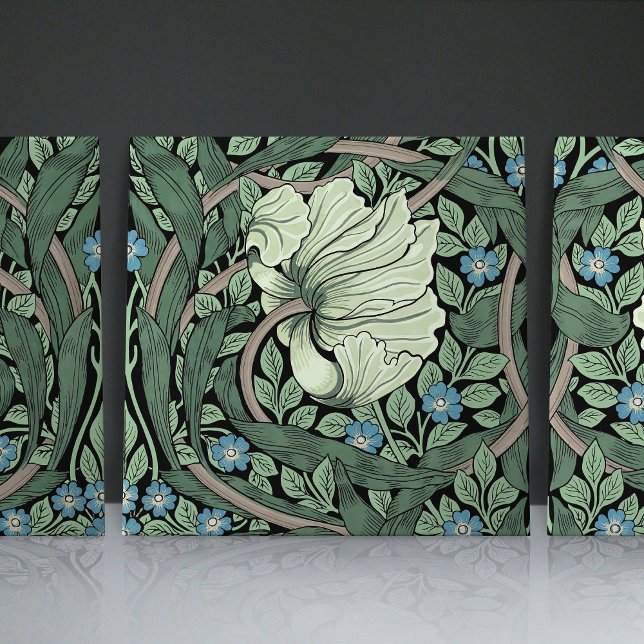 Pimpernel Seamless 1/2 William Morris Arts Crafts Ceramic Tile (Creator Uploaded)
