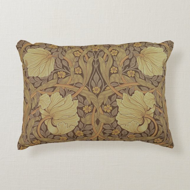 'Pimpernel' wallpaper design, 1876 Accent Pillow (Front)