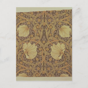 'Pimpernel' wallpaper design, 1876 Postcard