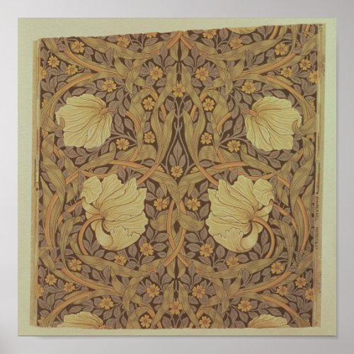 Pimpernel wallpaper design 1876 Poster