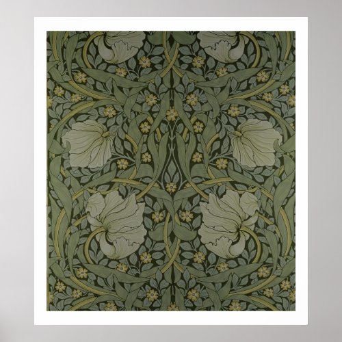 Pimpernel wallpaper design 1876 Poster