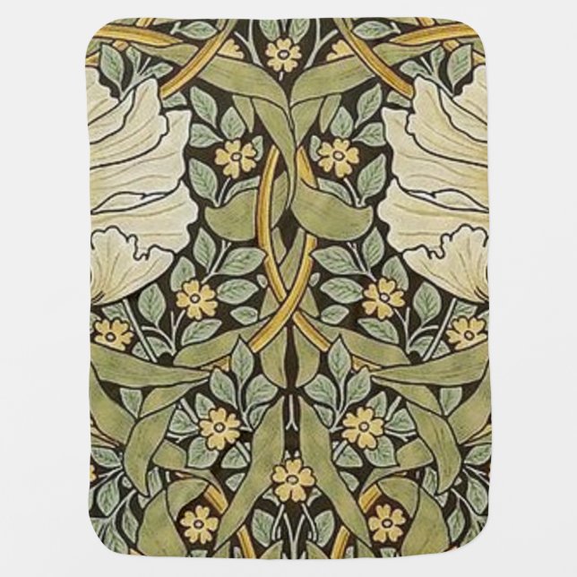 Pimpernel William Morris Baby Blanket (Front)