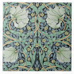 Pimpernel, William Morris Ceramic Tile<br><div class="desc">William Morris (24 March 1834 – 3 October 1896) was a British textile designer, poet, novelist, translator, and socialist activist associated with the British Arts and Crafts Movement. He was a major contributor to the revival of traditional British textile arts and methods of production. His literary contributions helped to establish...</div>