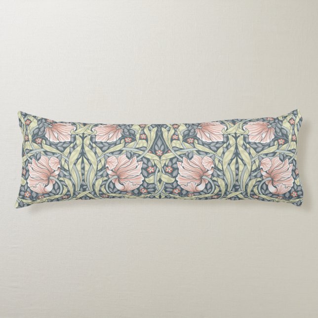Pimpernel,William Morris,Floral pattern,Arts  Body Pillow (Front)