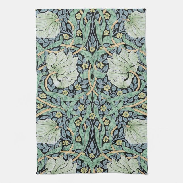 Pimpernel, William Morris Kitchen Towel (Vertical)