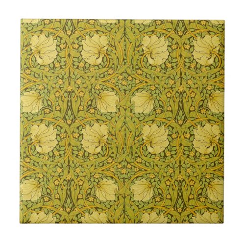 Pimpernel William Morris Pattern _ Vintage Floral Ceramic Tile