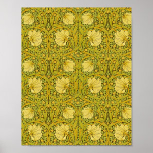 Pimpernel William Morris Pattern Vintage Floral Poster