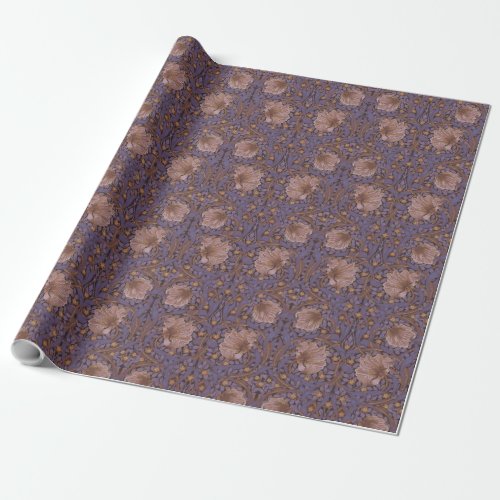 Pimpernel William Morris _Purple Wrapping Paper