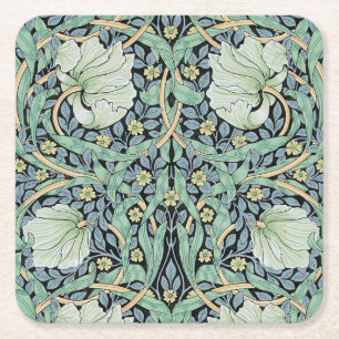 Pimpernel, William Morris Square Paper Coaster