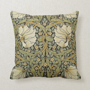 Pimpernel William Morris Throw Pillow