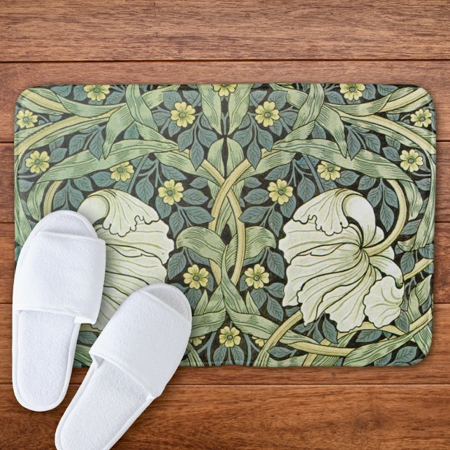 Pimpernel Yellow Flowers William Morris Bath Mat (Creator Uploaded)