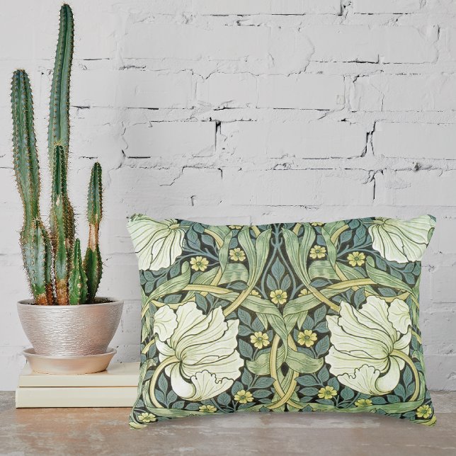 Pimpernel Yellow Flowers William Morris Decorative Pillow (Creator Uploaded)