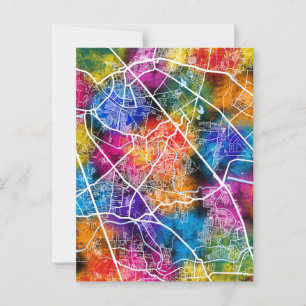 Pimpri-Chinchwad Maharashtra City Map Postcard