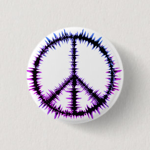 Pin con símbolo de la paz.