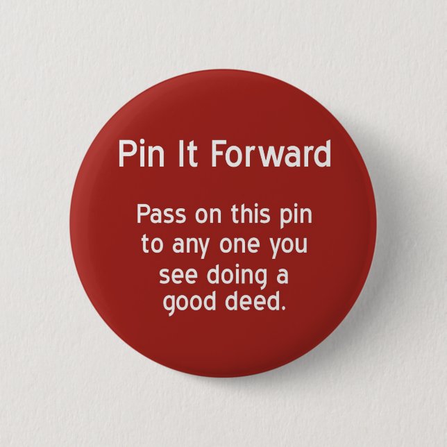 Pin it Forward - Red (Front)
