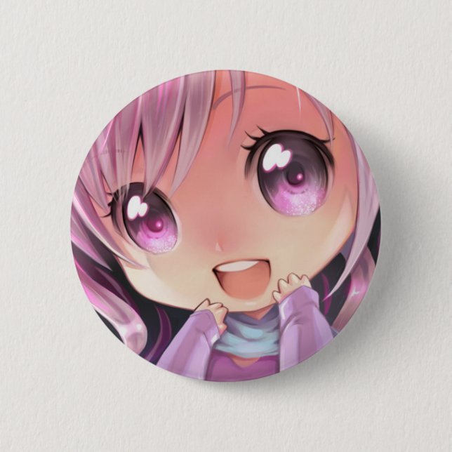 Pin Kawaii Lilac (Front)