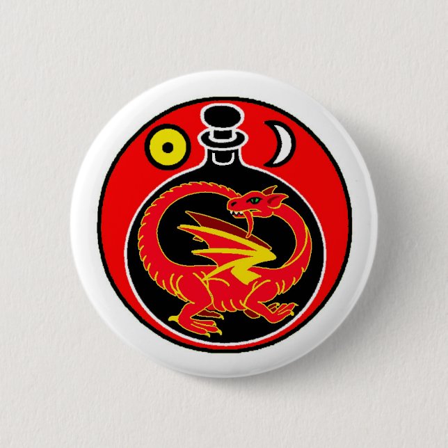 Pin-On Badge - Alchemy Button (Front)