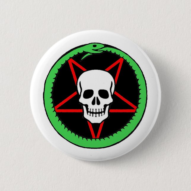 Pin-On Badge - Dark Arts Button (Front)