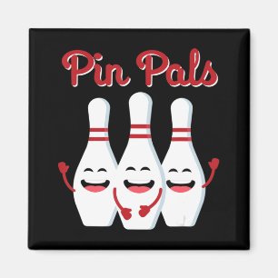 Pin Pals Cute Bowling For Men Women And Kids Magnet