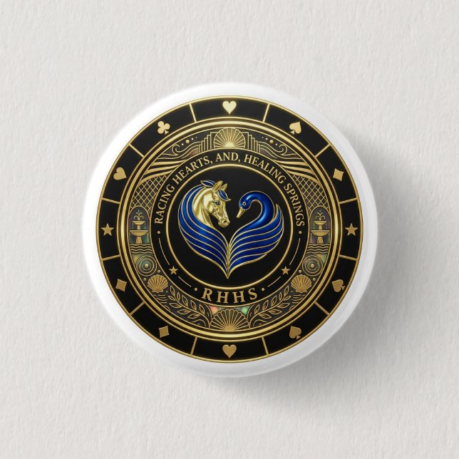 Pin - Racing Hearts and Healing Springs (Front)
