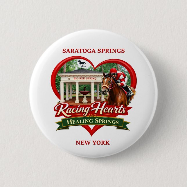 Pin - Racing Hearts and Healing Springs (Front)